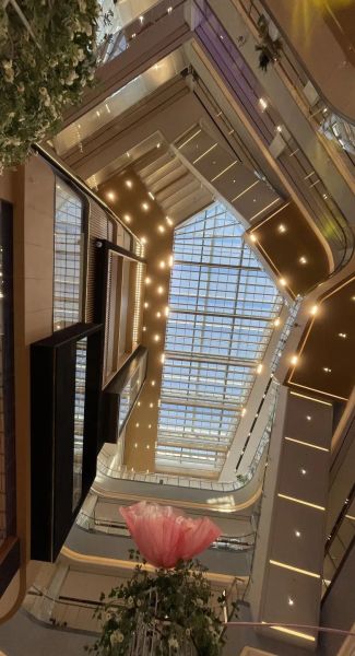 图为槐新大悦春风里中庭区域实景。 奥雅纳供图 图为槐新大悦春风里中庭区域实景。 奥雅纳供图