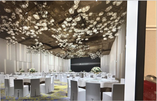 © Shanghai Lujiazui Xinchen Investment Co., Ltd. ▲ 宴会厅精装修效果图 © Shanghai Lujiazui Xinchen Investment Co., Ltd. ▲ 宴会厅精装修效果图