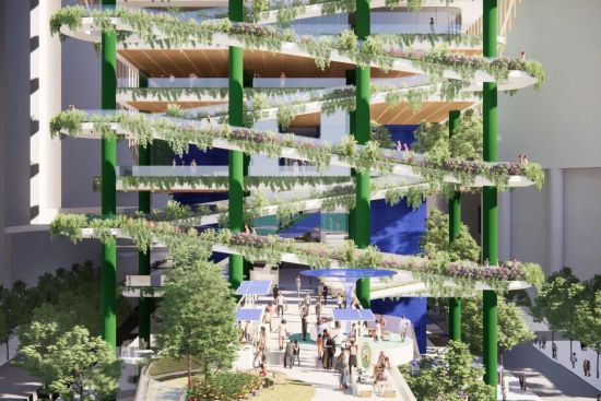 图为Taikoo Green Ribbon方案细节。 奥雅纳供图 图为Taikoo Green Ribbon方案细节。 奥雅纳供图