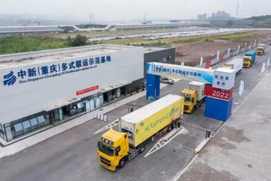 重庆工农业产品发往东南亚。陈林摄 重庆工农业产品发往东南亚。陈林摄