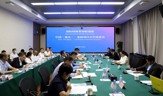 图为座谈会现场。重庆市中新示范项目管理局供图 图为座谈会现场。重庆市中新示范项目管理局供图