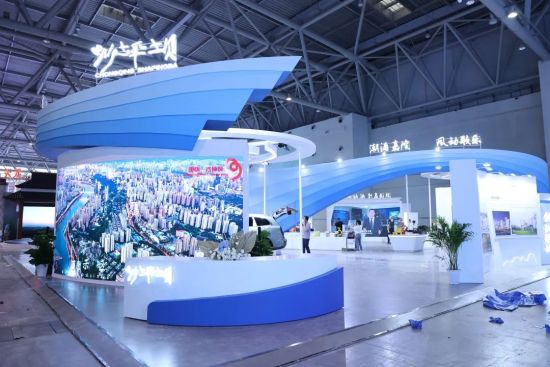 图为沙坪坝区展厅亮相西洽会。沙坪坝区供图 图为沙坪坝区展厅亮相西洽会。沙坪坝区供图