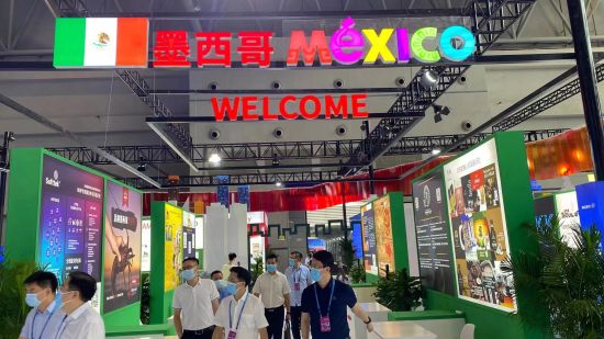 图为墨西哥展览现场。 主办方供图 图为墨西哥展览现场。 主办方供图