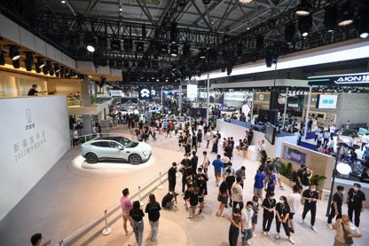 图为2022重庆国际车展。 陈林 摄 图为2022重庆国际车展。 陈林 摄