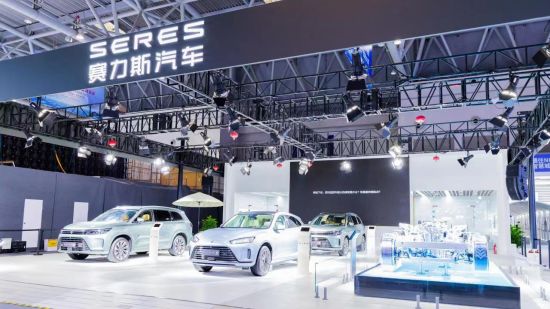 图为2022智博会赛力斯汽车展馆。黄维正 摄 图为2022智博会赛力斯汽车展馆。黄维正 摄