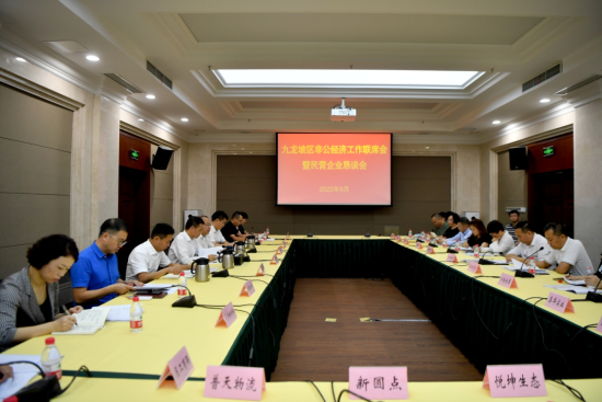 图为九龙坡区召开非公经济工作联席会暨民营企业恳谈会。 九龙坡区工商联 供图 图为九龙坡区召开非公经济工作联席会暨民营企业恳谈会。 九龙坡区工商联 供图