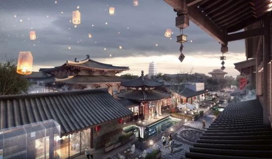 图为文殊坊二期项目效果图。金科集团供图 图为文殊坊二期项目效果图。金科集团供图