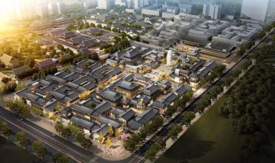 图为文殊坊二期项目鸟瞰图。金科集团供图 图为文殊坊二期项目鸟瞰图。金科集团供图