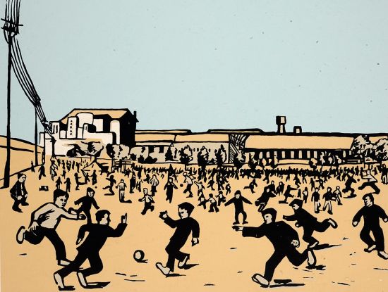 ͼΪ���1957�괴������ɫľ�̰滭�������򡷡�������������ݹ�ͼ