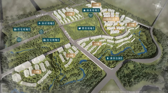 图为山语桃源鸟瞰意境图。中铁建山语桃源供图 图为山语桃源鸟瞰意境图。中铁建山语桃源供图