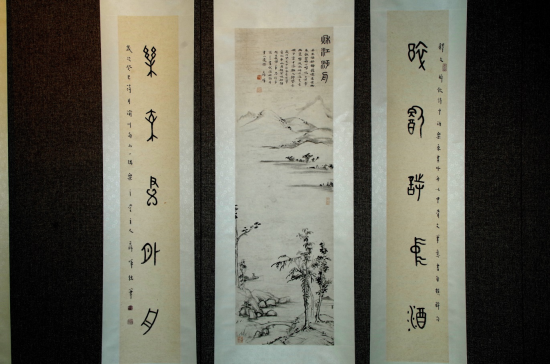 图为书画家聂晖作品。受访者供图 图为书画家聂晖作品。受访者供图