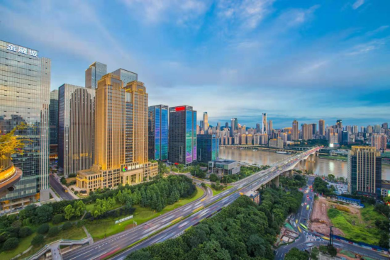 图为重庆银行总部大楼外景。重庆银行 供图 图为重庆银行总部大楼外景。重庆银行 供图