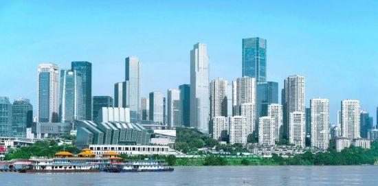 图为江北嘴中央商务区。 陈力行 摄 图为江北嘴中央商务区。 陈力行 摄