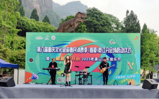 图为老瀛山汽车音乐节活动现场。南州旅投公司 供图 图为老瀛山汽车音乐节活动现场。南州旅投公司 供图