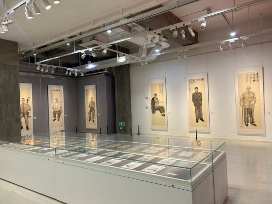图为展览现场。 王琦美术博物馆供图 图为展览现场。 王琦美术博物馆供图