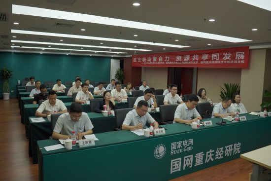 图为专题座谈会现场。 国网重庆经研院供图 图为专题座谈会现场。 国网重庆经研院供图