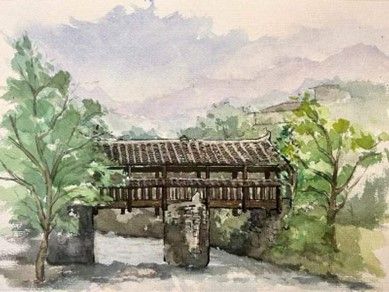 图为学生社会实践作品。 重师美院供图 图为学生社会实践作品。 重师美院供图