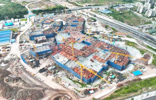 图为施工现场。中建八局供图 图为施工现场。中建八局供图