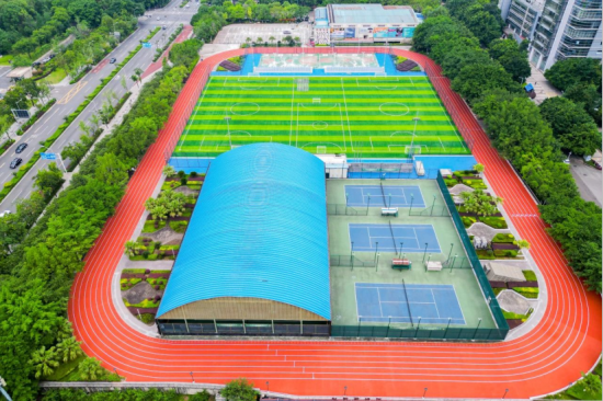 改造后的高科体育中心。 重庆高科供图 改造后的高科体育中心。 重庆高科供图