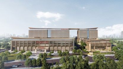 图为新院区效果图。两江新区中医院供图 图为新院区效果图。两江新区中医院供图