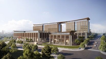图为新院区效果图。两江新区中医院供图 图为新院区效果图。两江新区中医院供图