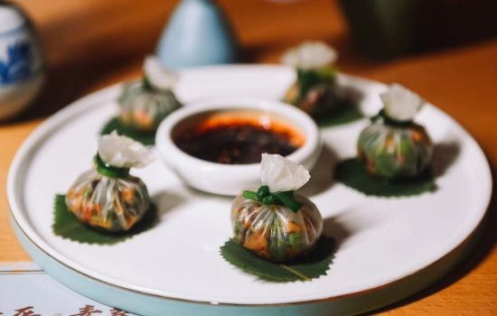 图为素食菜品。梁平双桂素食体验中心供图 图为素食菜品。梁平双桂素食体验中心供图