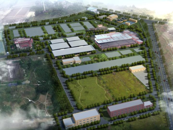 图为井口水厂二期扩建工程鸟瞰图。重庆市市政院公司供图 图为井口水厂二期扩建工程鸟瞰图。重庆市市政院公司供图