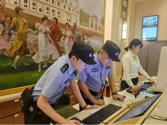 图为清查行动现场。 云阳公安 供图 图为清查行动现场。 云阳公安 供图