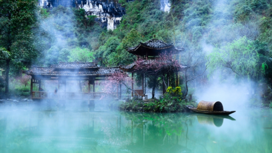 图为酉阳桃花源。酉阳县委宣传部 供图 图为酉阳桃花源。酉阳县委宣传部 供图