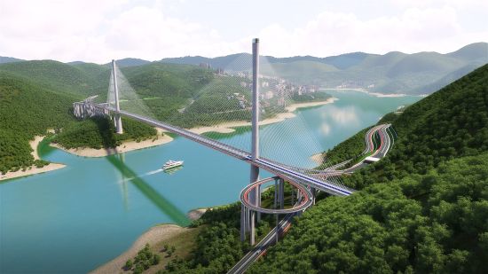 图为巫官高速效果图。曾露 摄 图为巫官高速效果图。曾露 摄
