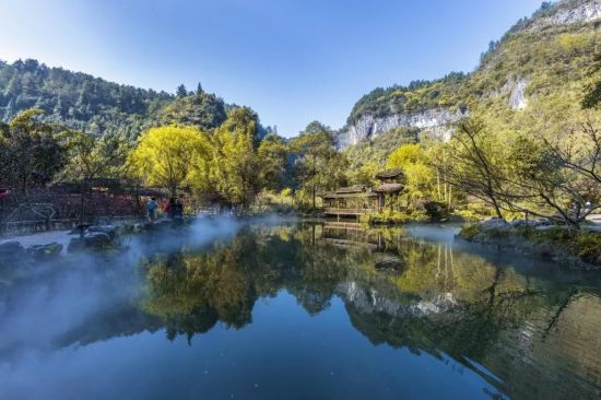 图为酉阳桃花源景区。中共酉阳土家族苗族自治县委宣传部 供图 图为酉阳桃花源景区。中共酉阳土家族苗族自治县委宣传部 供图