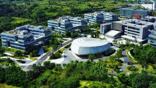 图为明月湖—联合产业创新基地。两江新区区委宣传部 供图 图为明月湖—联合产业创新基地。两江新区区委宣传部 供图