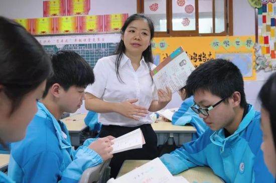 图为李雪莲课堂。 图为李雪莲课堂。