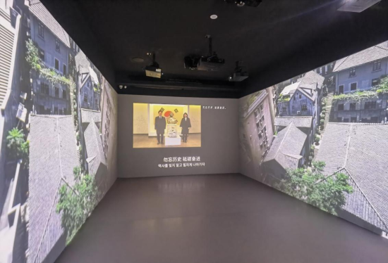 图为《西迁记忆——守护与传承》展馆现场。重庆大韩民国临时政府旧址陈列馆供图 图为《西迁记忆——守护与传承》展馆现场。重庆大韩民国临时政府旧址陈列馆供图