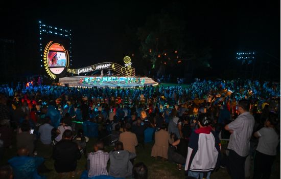 图为决赛现场。付作侨 摄 图为决赛现场。付作侨 摄