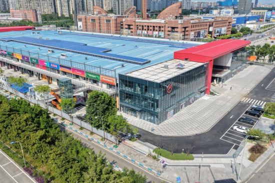 MSG汇星项目位于两江新区寸滩国际新城时尚消费区。江于同 摄 MSG汇星项目位于两江新区寸滩国际新城时尚消费区。江于同 摄