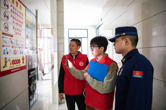 图为巡查活动现场。南川区消防救援局 供图 图为巡查活动现场。南川区消防救援局 供图