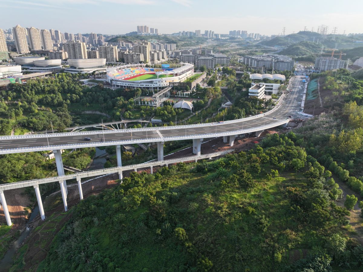 图为双桥路工程。受访单位供图 图为双桥路工程。受访单位供图