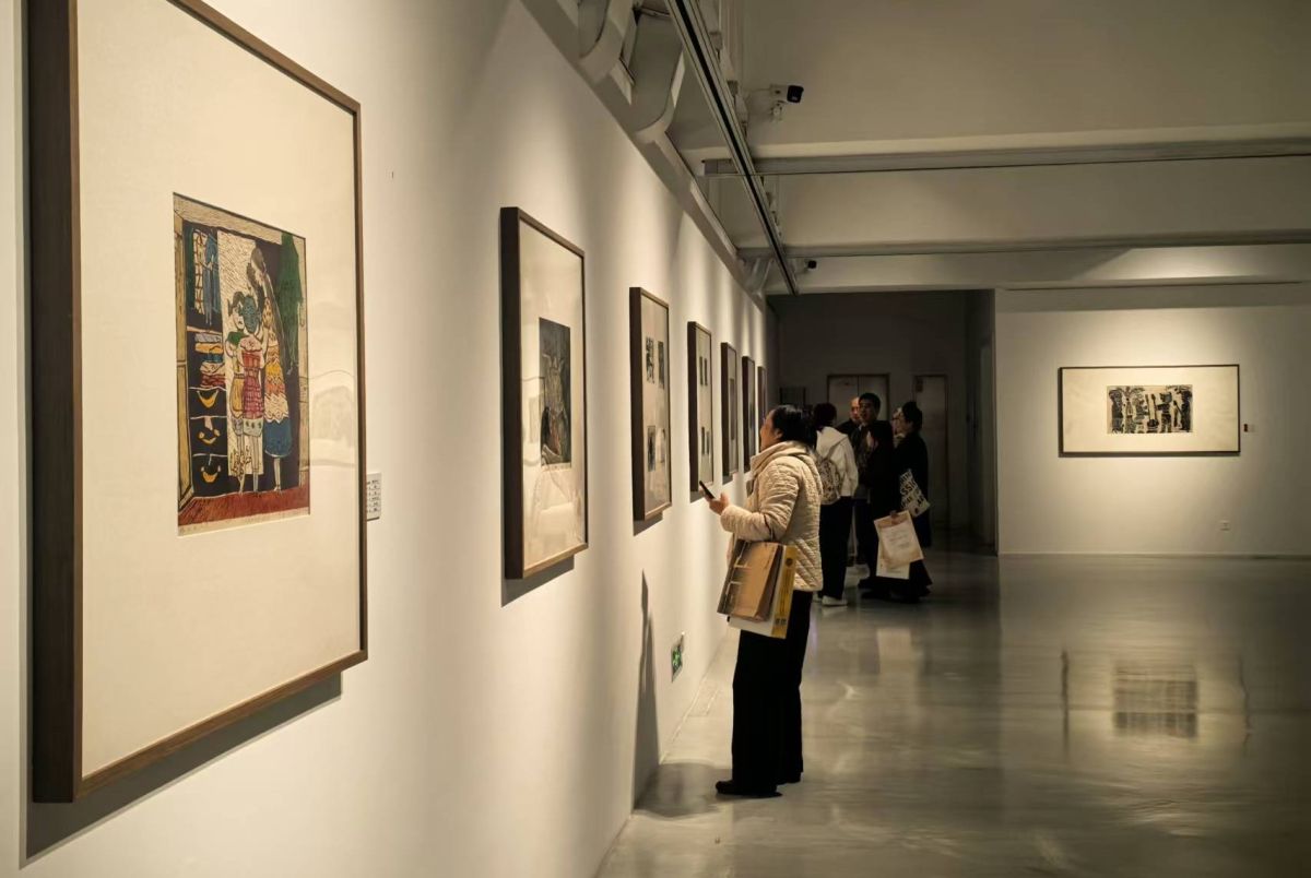 图为展览现场。王琦美术博物馆供图 图为展览现场。王琦美术博物馆供图