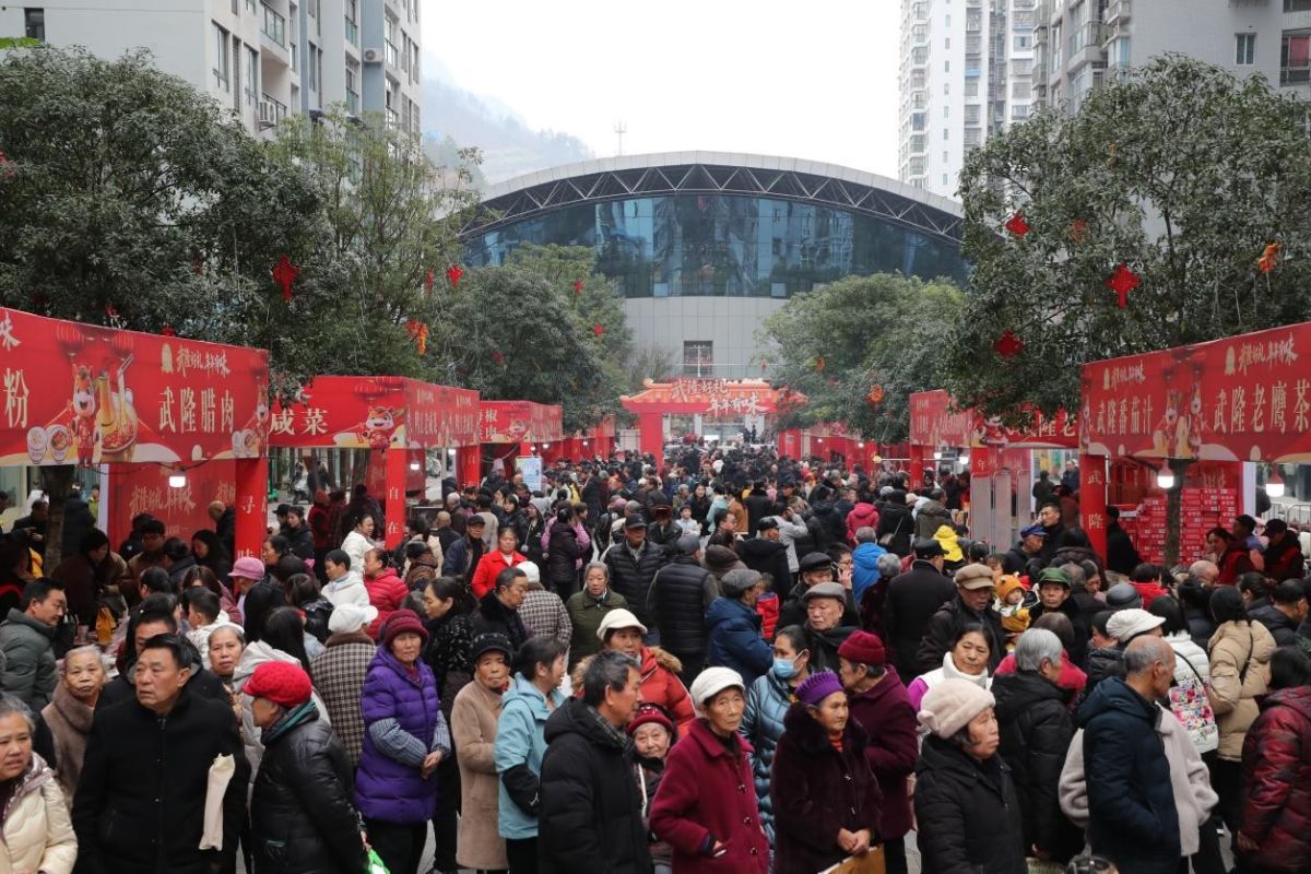 图为年货节现场。代君君 摄 图为年货节现场。代君君 摄