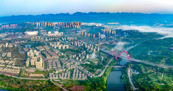 图为龙兴新城。龙兴镇 供图 图为龙兴新城。龙兴镇 供图