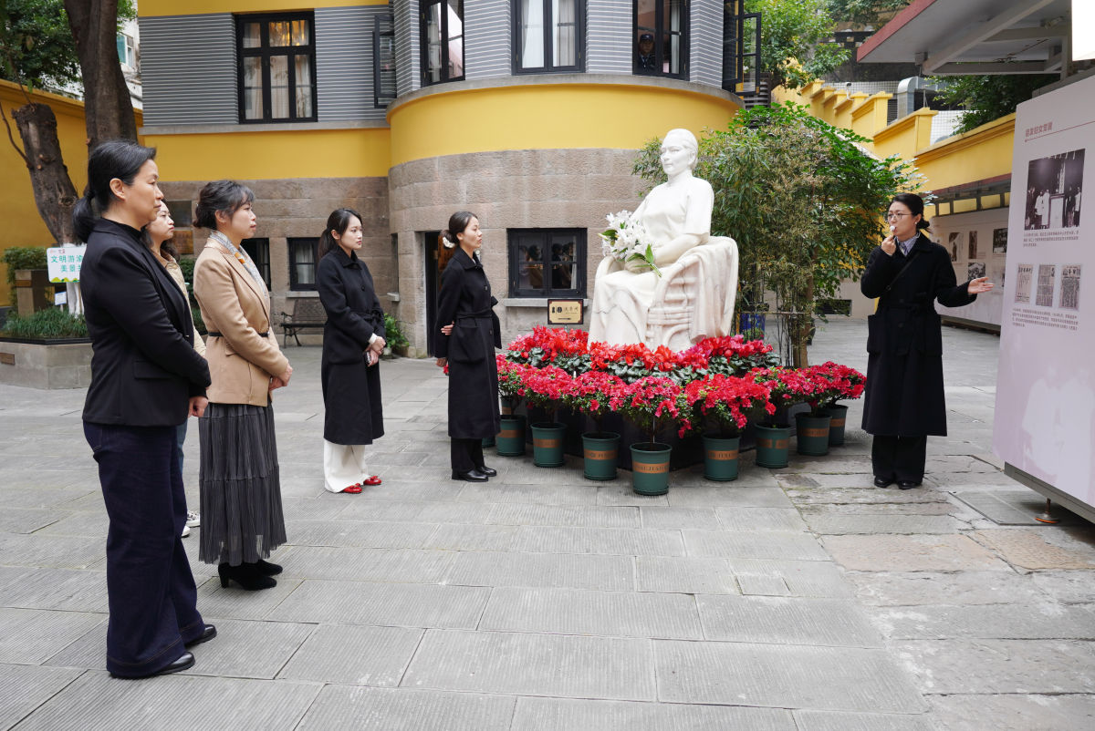 图为展览启幕现场。重庆中国三峡博物馆供图 图为展览启幕现场。重庆中国三峡博物馆供图