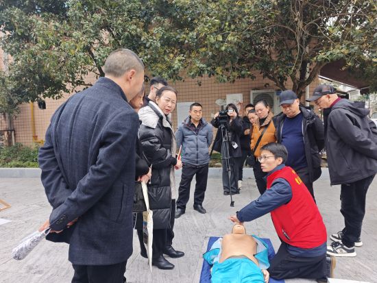 图为活动现场。秀山污水处理厂 供图 图为活动现场。秀山污水处理厂 供图