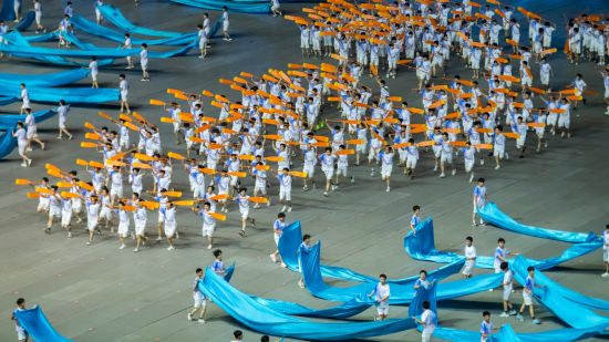 图为文体展演现场。 冉孟军 摄 图为文体展演现场。 冉孟军 摄