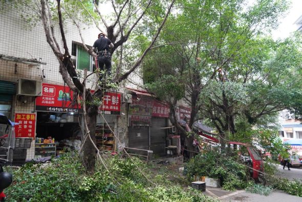图为滨江西路八支路整治现场。 丰都住建委供图 图为滨江西路八支路整治现场。 丰都住建委供图