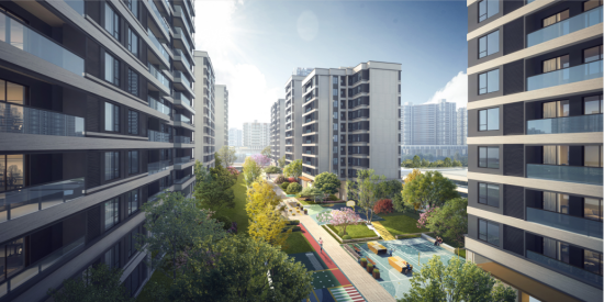 图为听江左岸VMAX环景平层效果图。绿地 供图 图为听江左岸VMAX环景平层效果图。绿地 供图