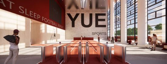 图为YUE Sports重庆国博少年体育中心效果图。主办方 供图 图为YUE Sports重庆国博少年体育中心效果图。主办方 供图