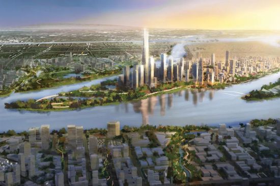 未来城市概念方案设计; © Skidmore, Owings & Merrill LLP 未来城市概念方案设计; © Skidmore, Owings & Merrill LLP