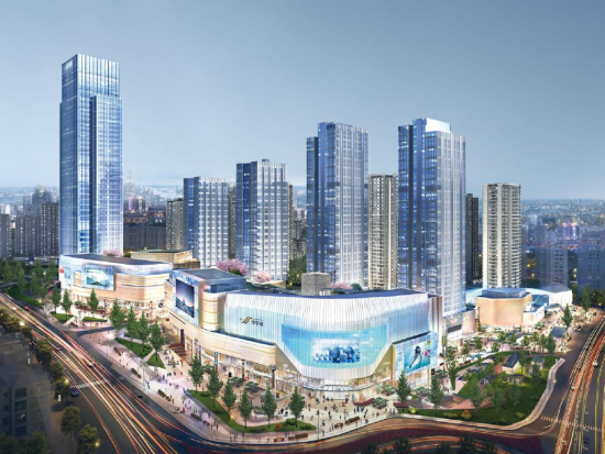 图为华宇城金街概念图。华宇集团供图 图为华宇城金街概念图。华宇集团供图