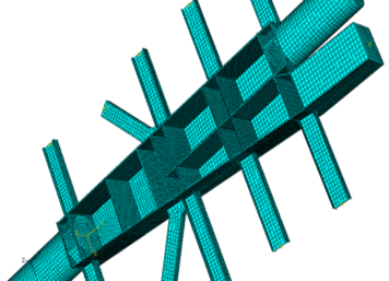 图为Y形分肢柱模型。 奥雅纳供图 图为Y形分肢柱模型。 奥雅纳供图